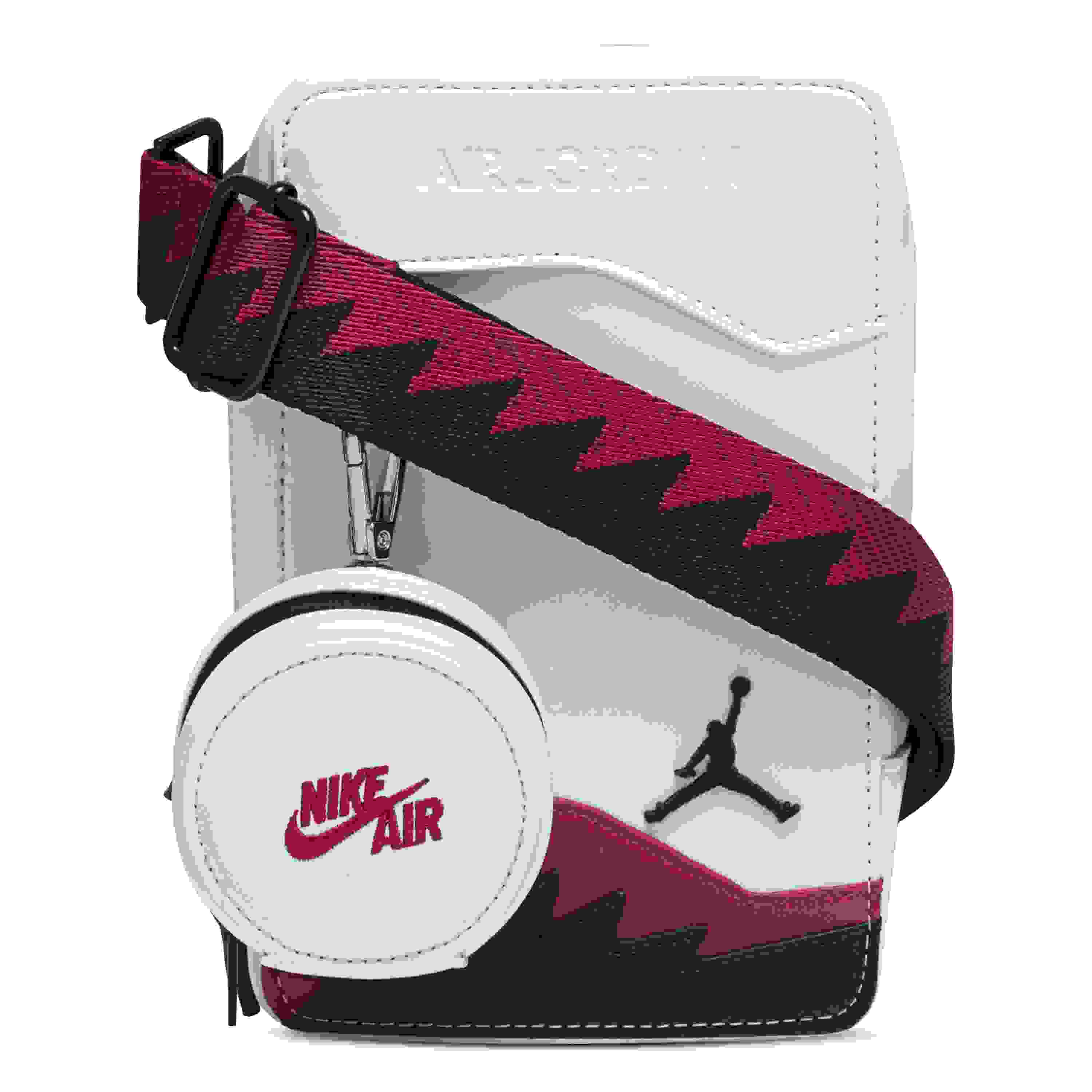 Jordan AJ5 White/Red/Black Crossbody